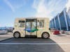 The Port Authority of New York and New Jersey is partnering with three autonomous vehicle technology companies to test electric self-driving shuttles at Newark Airport throughout spring 2026. The above vehicle is produced by Ohmio.