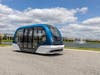The Port Authority of New York and New Jersey is partnering with three autonomous vehicle technology companies to test electric self-driving shuttles at Newark Airport throughout spring 2026. The above vehicle is produced by Oceaneering.