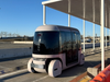 The Port Authority of New York and New Jersey is partnering with three autonomous vehicle technology companies to test electric self-driving shuttles at Newark Airport throughout spring 2026. The above vehicle is produced by Glydways.