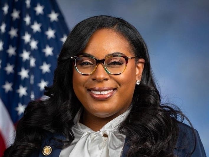 U.S. Rep. LaMonica McIver of New Jersey presented her first "State of the District" speech on March 9, 2026.