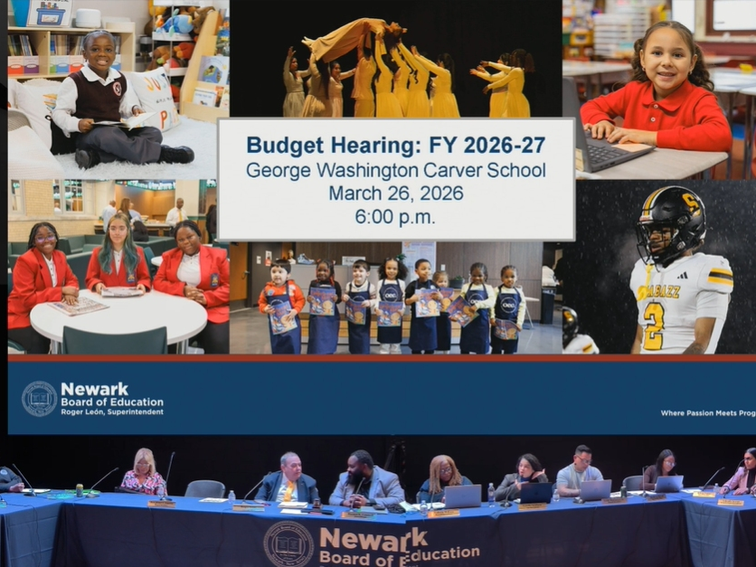 The Newark Board of Education unanimously approved a $1.67 billion school budget for 2026-2027 at their meeting on March 26.