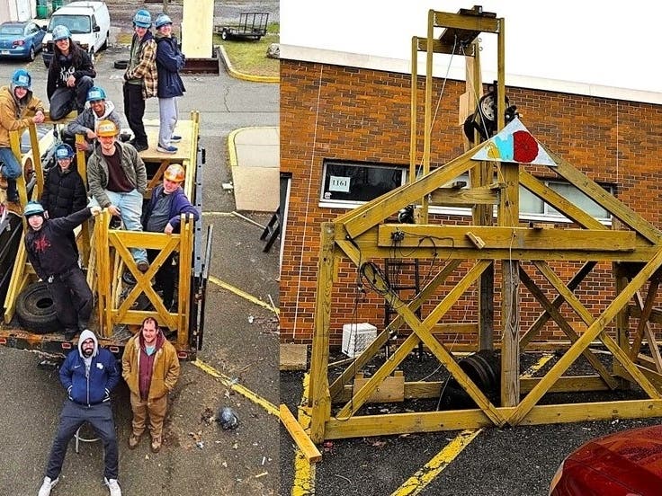 A team of high school students from Essex County competed in the 10th annual pumpkin contest at Picatinny Arsenal earlier this month, taking second place in the hotly contested event. This year's event used cantaloupes instead of pumpkins.