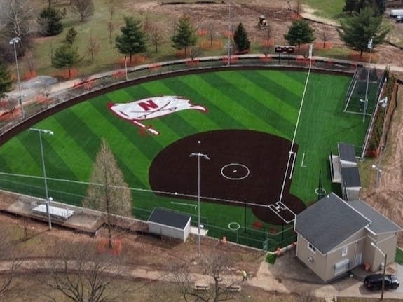 A ribbon cutting ceremony was held this week for the Glotzbach Park girls softball field on Grant Avenue in Nutley, NJ.
