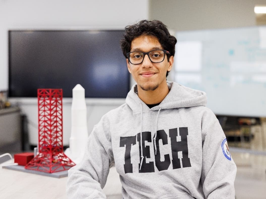 Emilio Hernandez, a senior at Technology High School in Newark, NJ, was accepted to Princeton and Harvard.