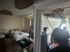 The roof of 27 Park Place in Bloomfield, NJ collapsed on March 6, 2026, flooding the building with water and leaving nearly 40 people without a place to live. Above, a view of the damage from inside the apartment building.