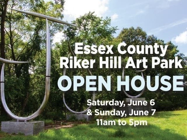 An open house and public sale are happening this weekend at Essex County Riker Hill Art Park, 284 Beaufort Avenue in Livingston. The free event will take place from 11 a.m. to 5 p.m. on Saturday, June 6 and Sunday, June 7.