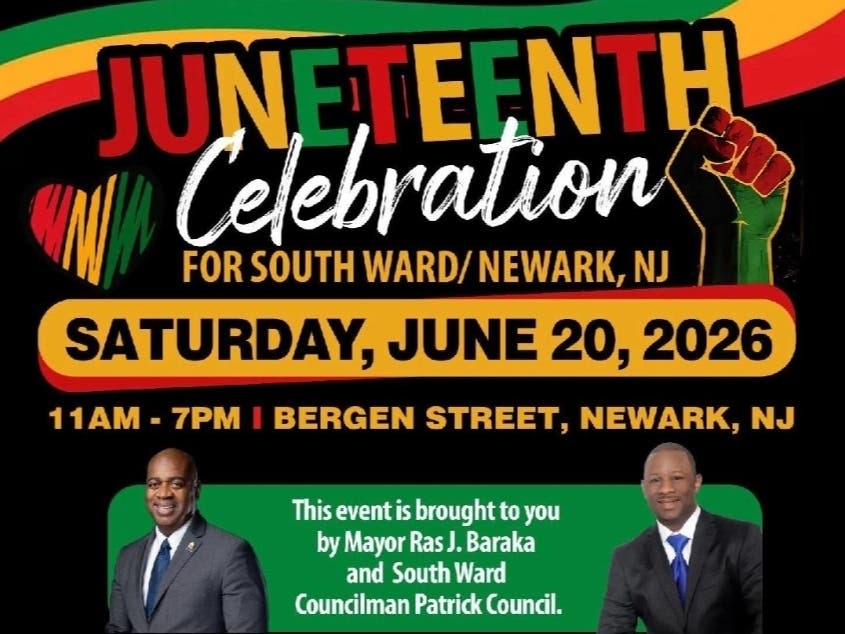 An annual Juneteenth festival will return to Newark, NJ on Saturday, June 20.
