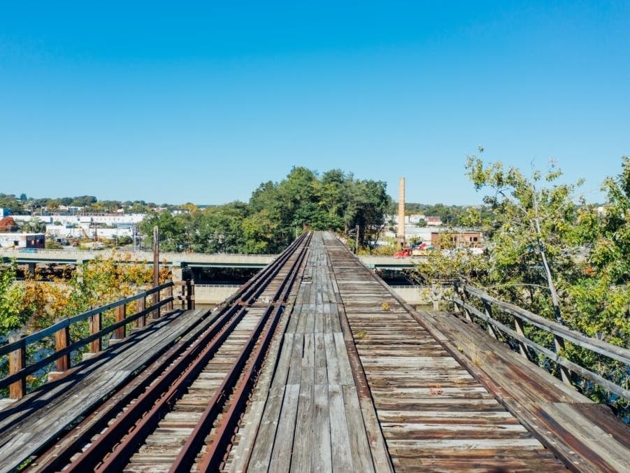Work has began on the Essex-Hudson Greenway, which will pass through Bloomfield, Belleville, Glen Ridge, Jersey City, Kearny, Montclair, Newark and Secaucus. State officials are asking the public to vote on a new name for the park.