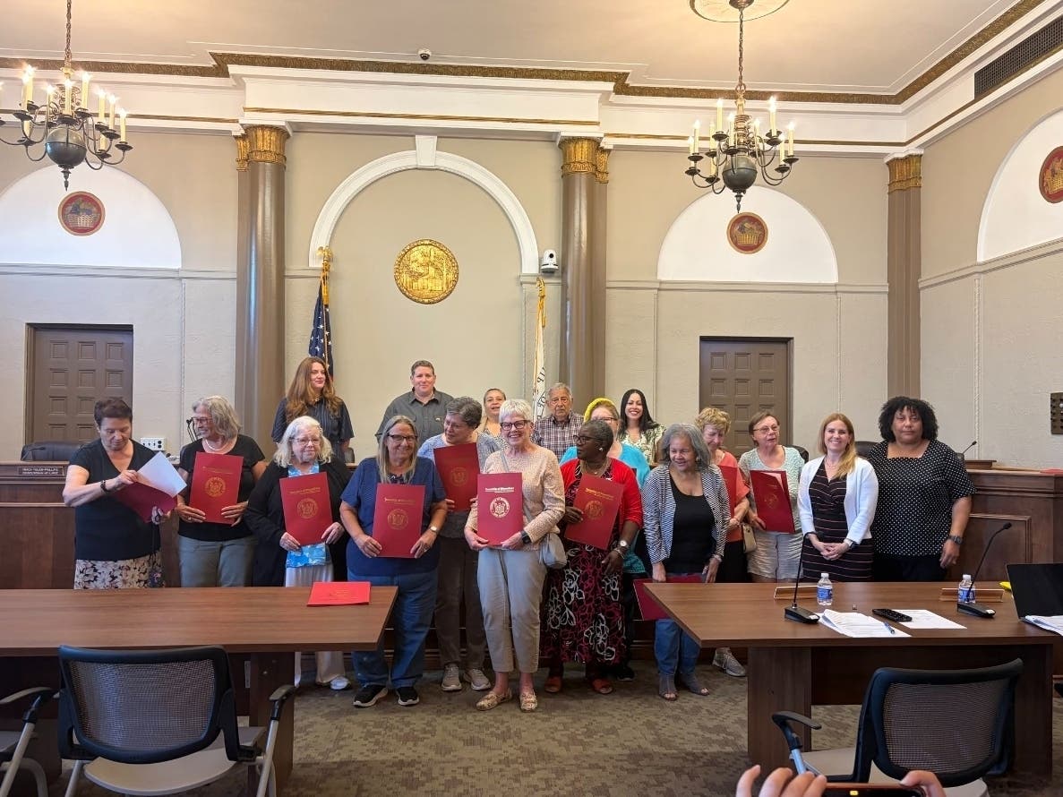 Knitting Enthusiasts In Bloomfield Earn Kudos From Town Council