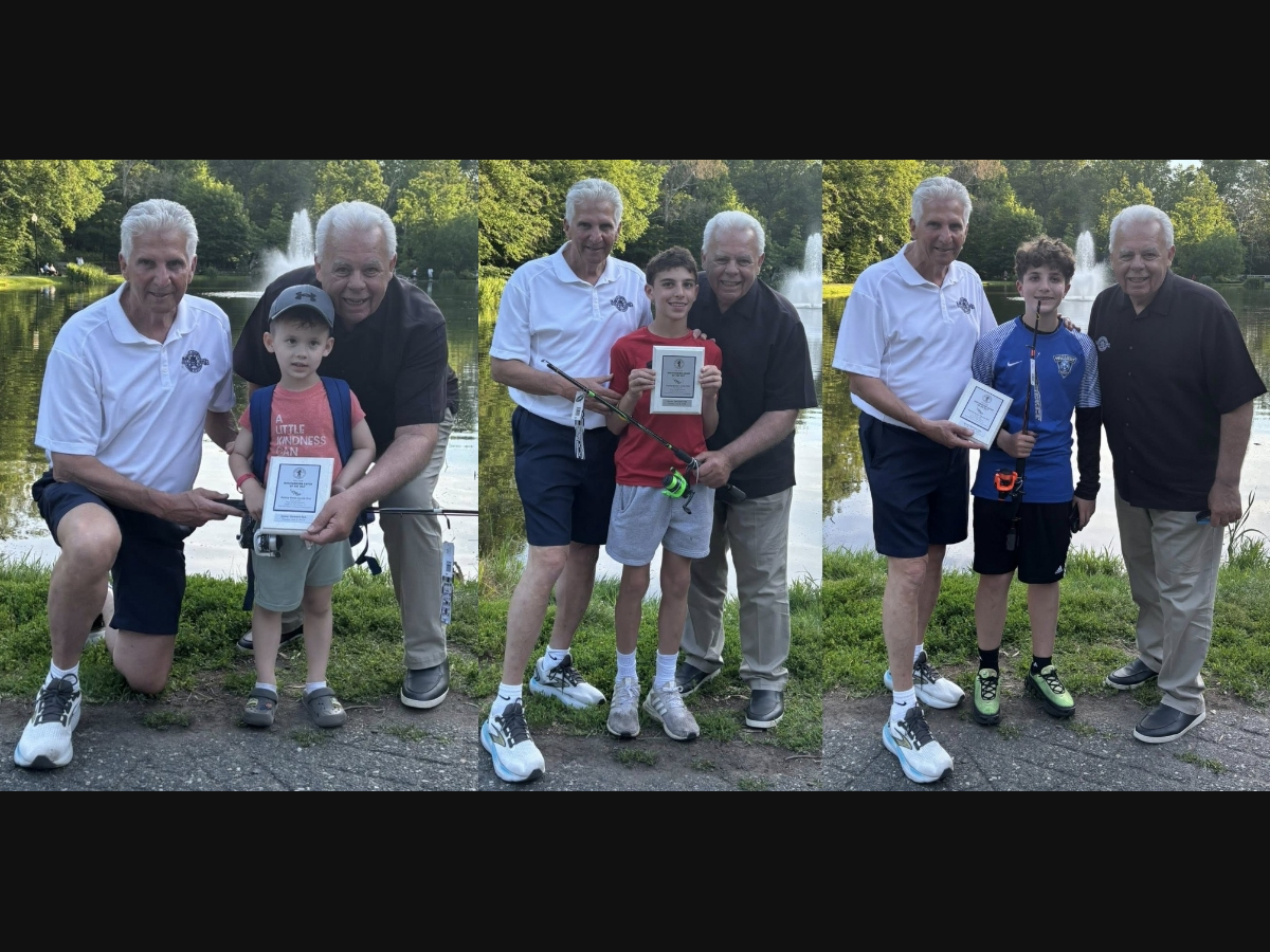 Young anglers recently showed off their skills during an annual county fishing competition at Grover Cleveland Park in Caldwell and Essex Fells.