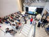 An unveiling event is held at the Melchiorre Cancer Center at Cooperman Barnabas Medical Center in Livingston, New Jersey.