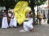Students from Beyond the Boogie Dance Company perform at Montclair's Juneteenth flag raising event on June 19, 2026.