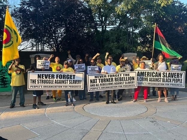 The 17th annual commemoration of the Nat Turner Slave Rebellion will be held in Newark, NJ on Aug. 21, 2026.