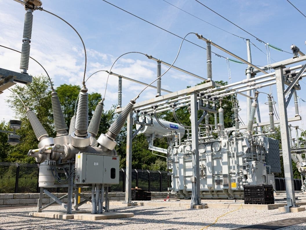 PSE&G held a news conference in Essex County, New Jersey on Aug. 28, 2026 to announce its latest “reliability results.” Above, a view of the Livingston substation.