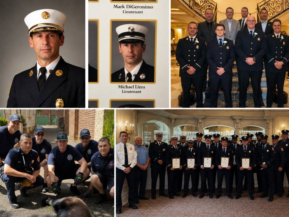 The Montclair Fire Department recently congratulated Deputy Chief Michael Lizza as he begins his retirement after more than 25 years of service to the township.
