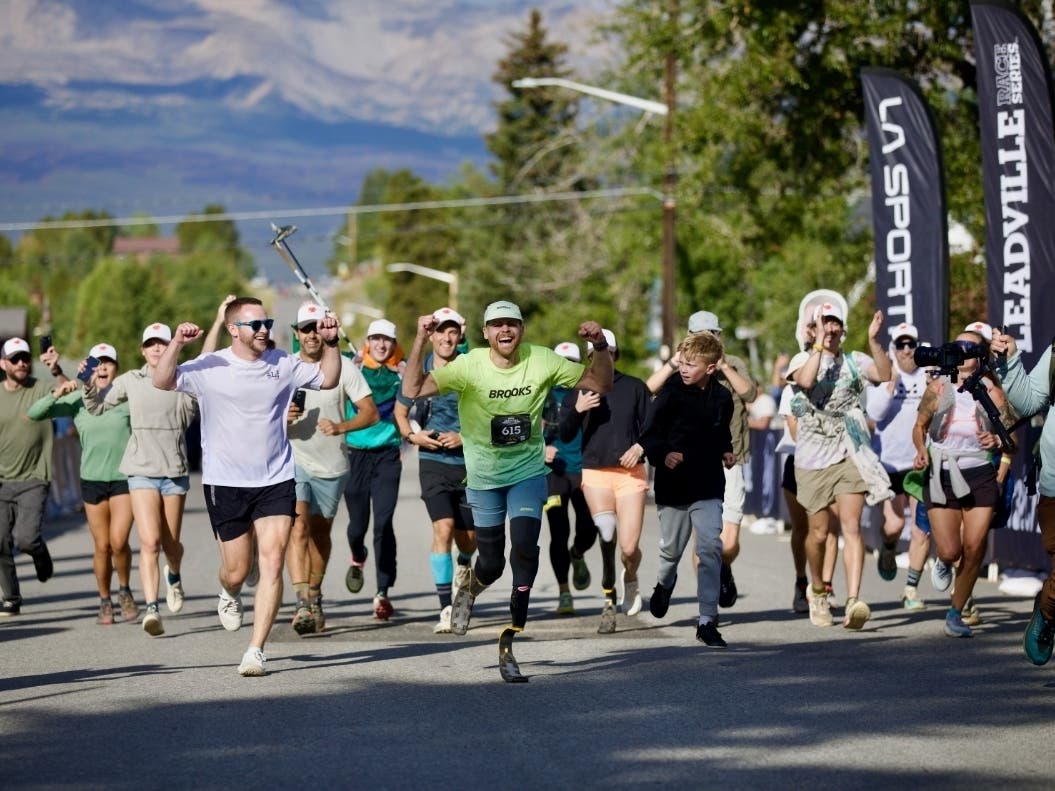 Brian Reynolds of New Jersey takes on the Life Time Leadville Trail 100 Run on Aug. 22, 2026. 