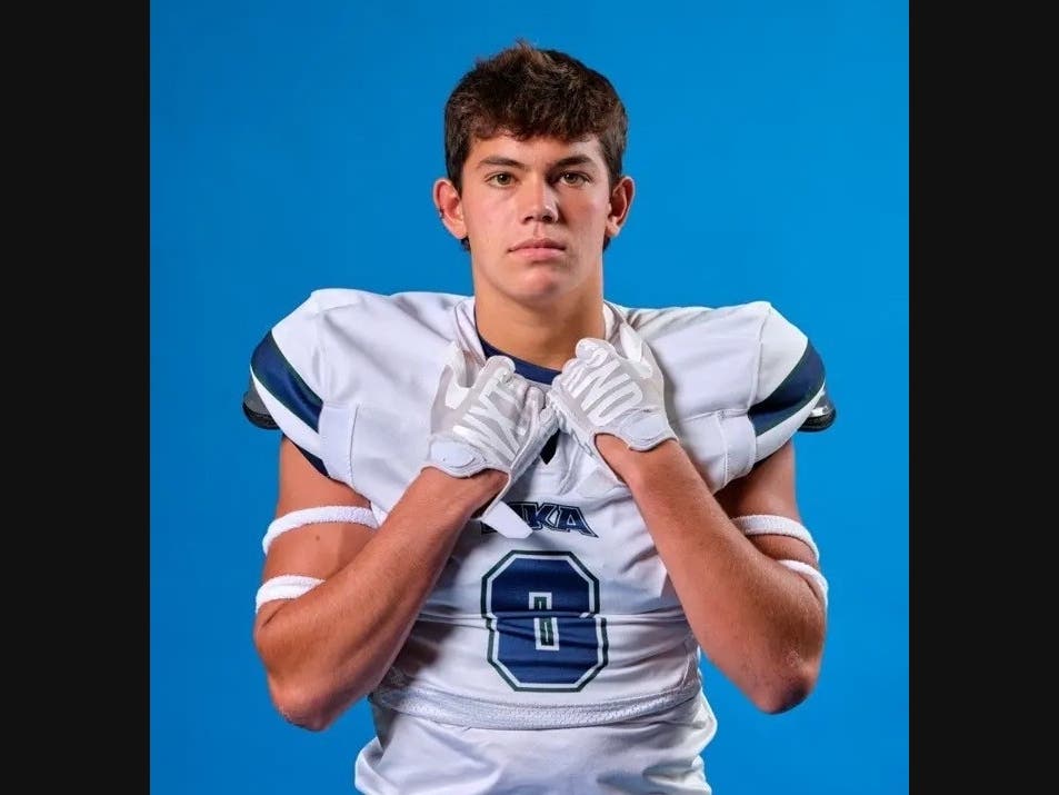 Alex Scuorzo of Montclair Kimberley Academy recently earned a nomination for USA Football’s 2026 “Heart of a Giant Award.”