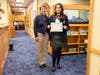 Mrs. Ruth Marconi, Asst. Principal of Guidance and Freshman English teacher with Meghan Lazzarini, first place winner of Irish Cultural Society's Martin J. Kelly Writing Contest