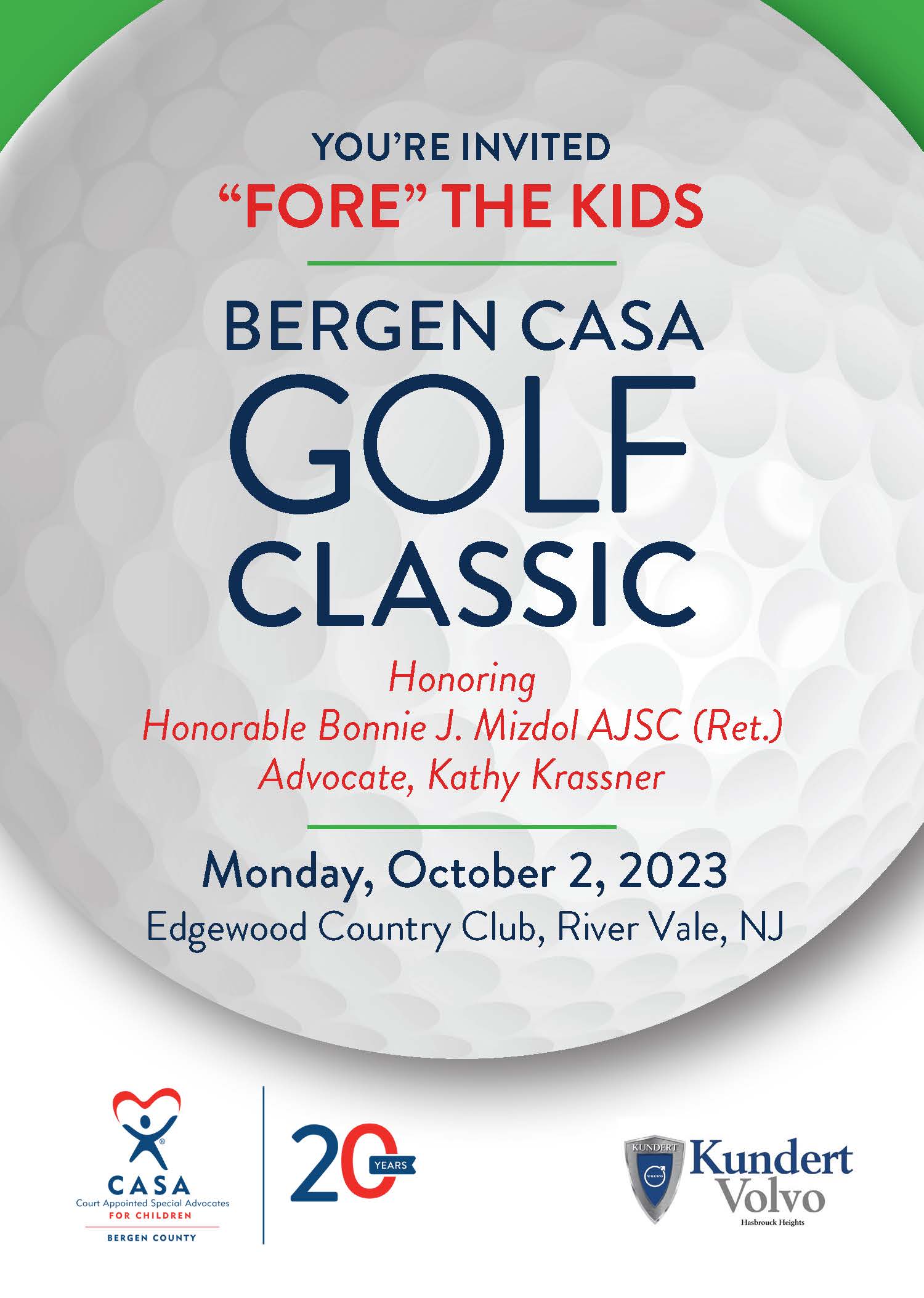 Oct 2 | Bergen CASA's FORE the Kids Golf Classic | Paramus, NJ Patch