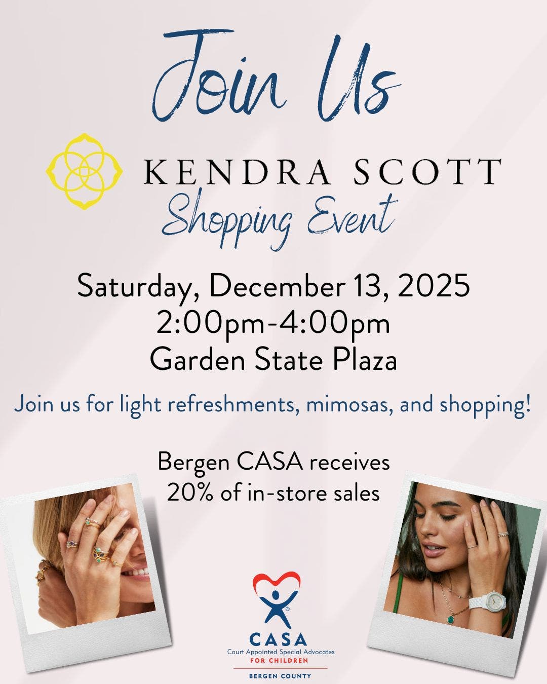 Kendra Scott Shopping Event with Bergen CASSA