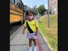 Rising pre-kindergarteners and new kindergarteners attended an orientation on riding the bus.