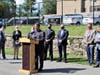 Westchester County Executive George Latimer speaks about the need for additional pandemic relief funds for schools.