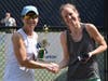 Women's Division Winner: Emily Karlin with Lion Sue Ash, Tournament Co-Chair