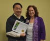 Dr. Nguyen with PID Joyce Middleton