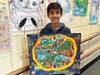 Satwik Dash with 1st Place Winning Poster