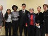King Lion Burton Christensen, Mahika Macharla, Veronica Njuguna, Gerry Qiu, MA State Rep. Kate Donaghue, Grace Qiu, Lion Susan Ash