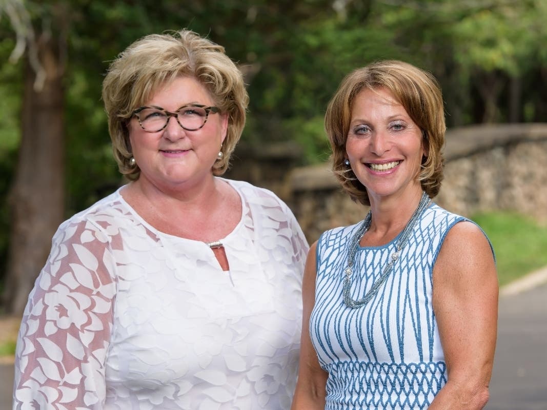 Left to right: Mayor  Marcia Leclerc and Mayor Shari Cantor, Co-Chairs of Interval House's October Breakfast With Champions. 