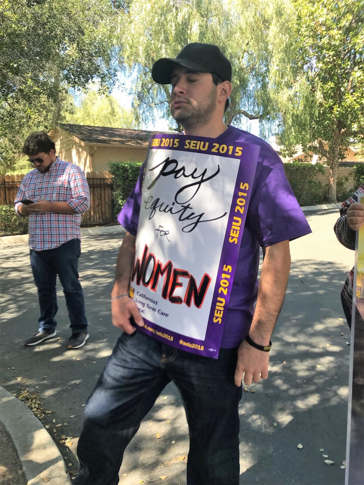 SEIU 2015 rally at Ventura County Supervisors' offices