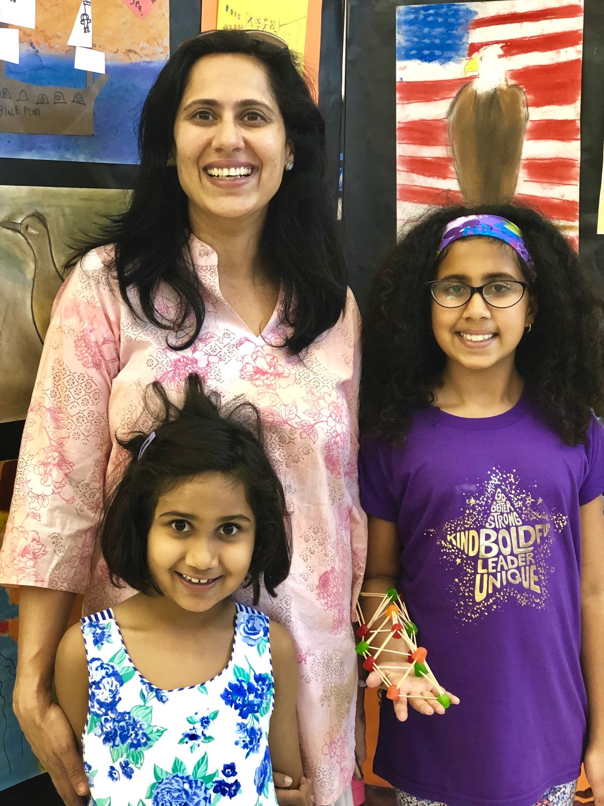 Family at Art Show Family at Art Show