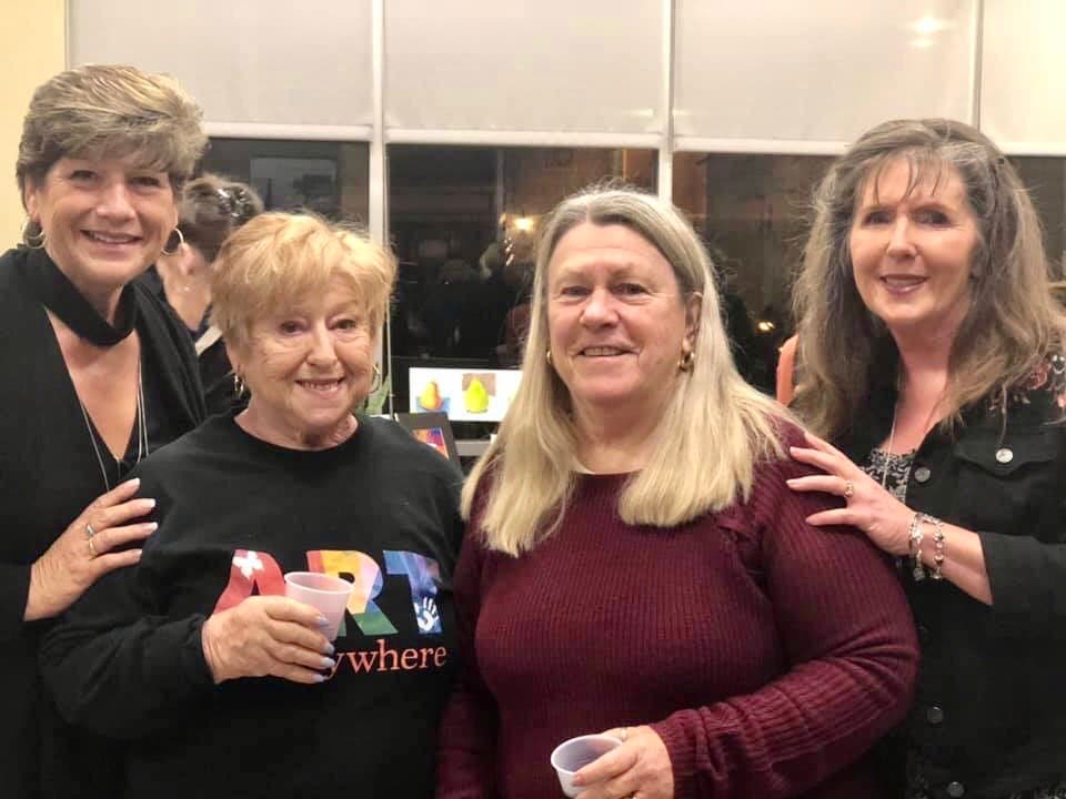 DAC Board members and guests at Holiday Art Boutique