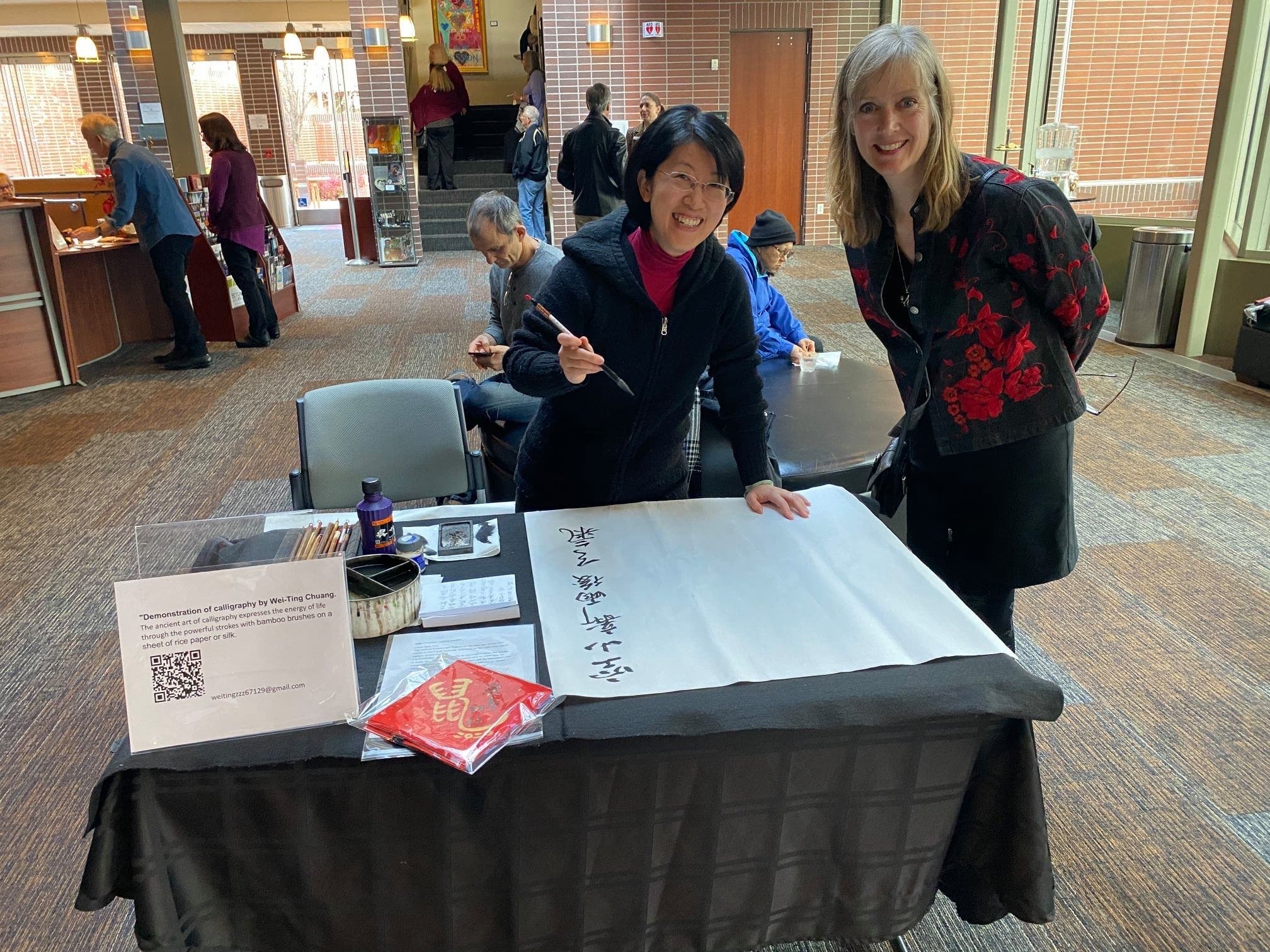 Calligraphy artist and Curator