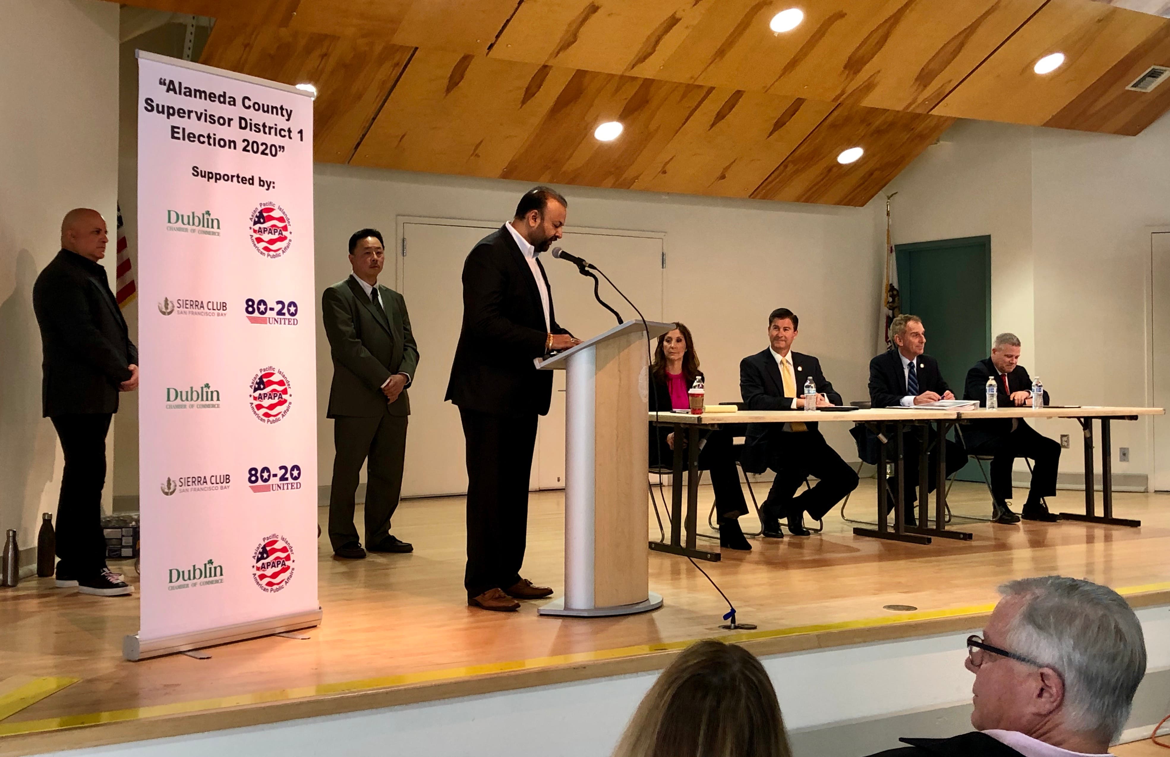 Supervisor Debate host Arun Goel