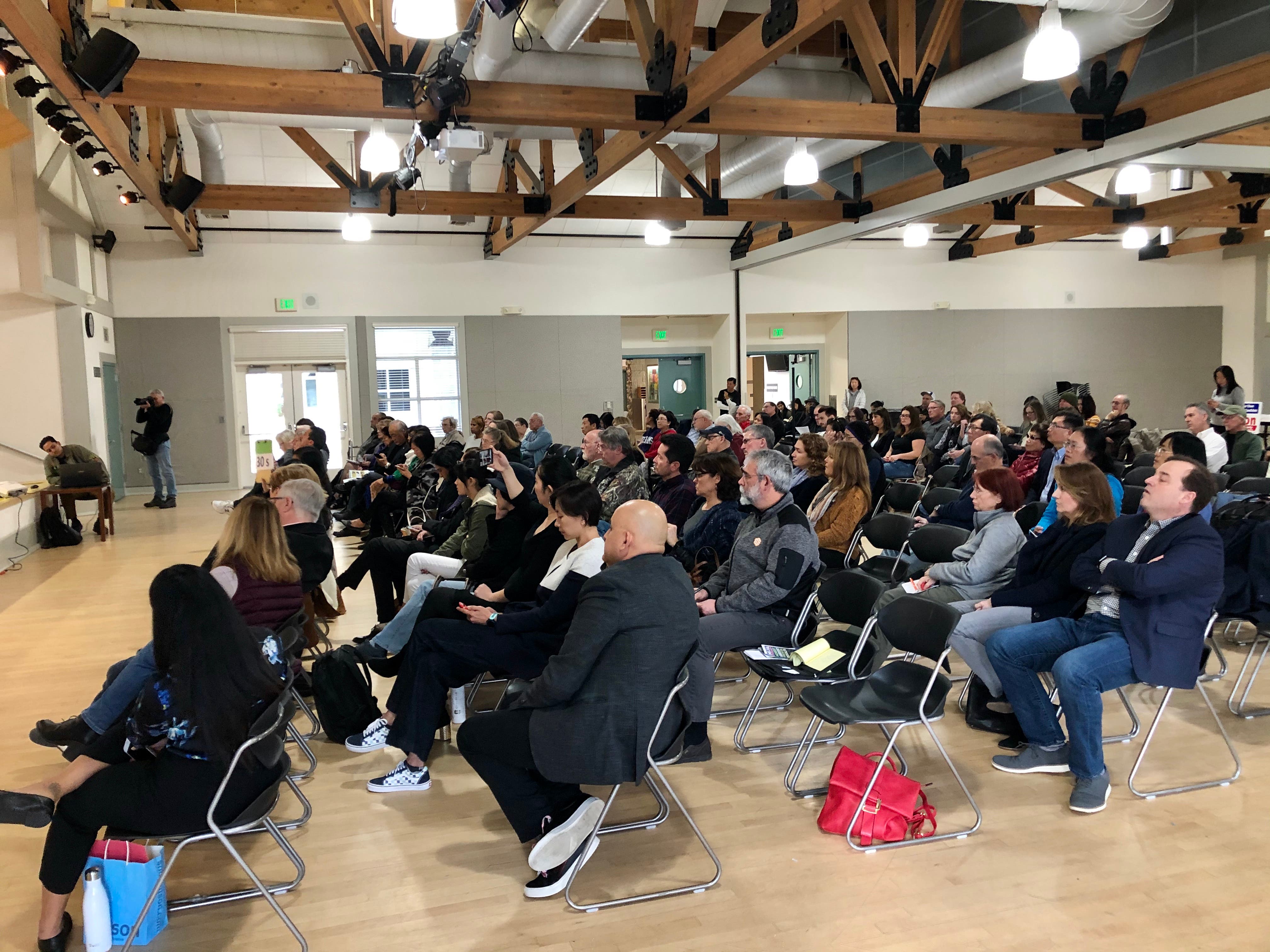 Supervisor Debate audience