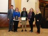 Mayor Haubert with Mayor's Award Recipient Vanessa Thomas and Board Members from the Dublin Arts Collective - Sawsan Wolski, DAC President, Dawn Benson and Carol Banigan Satterthwaite