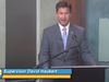 District 1 Supervisor David Haubert speaks shortly after taking the Oath of Office