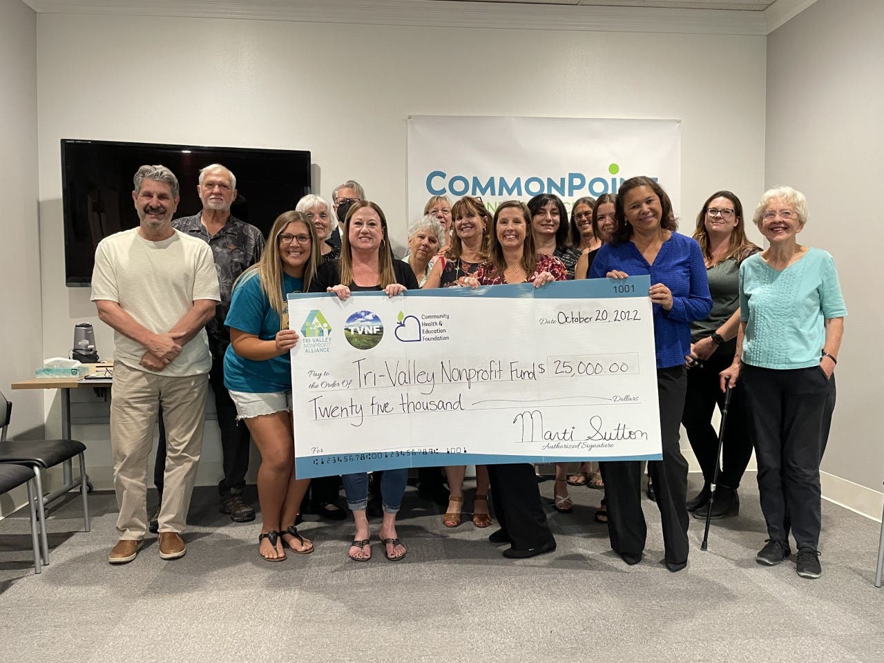 awardees of the Tri-Valley Nonprofit Fund 3rd Quarter Grants