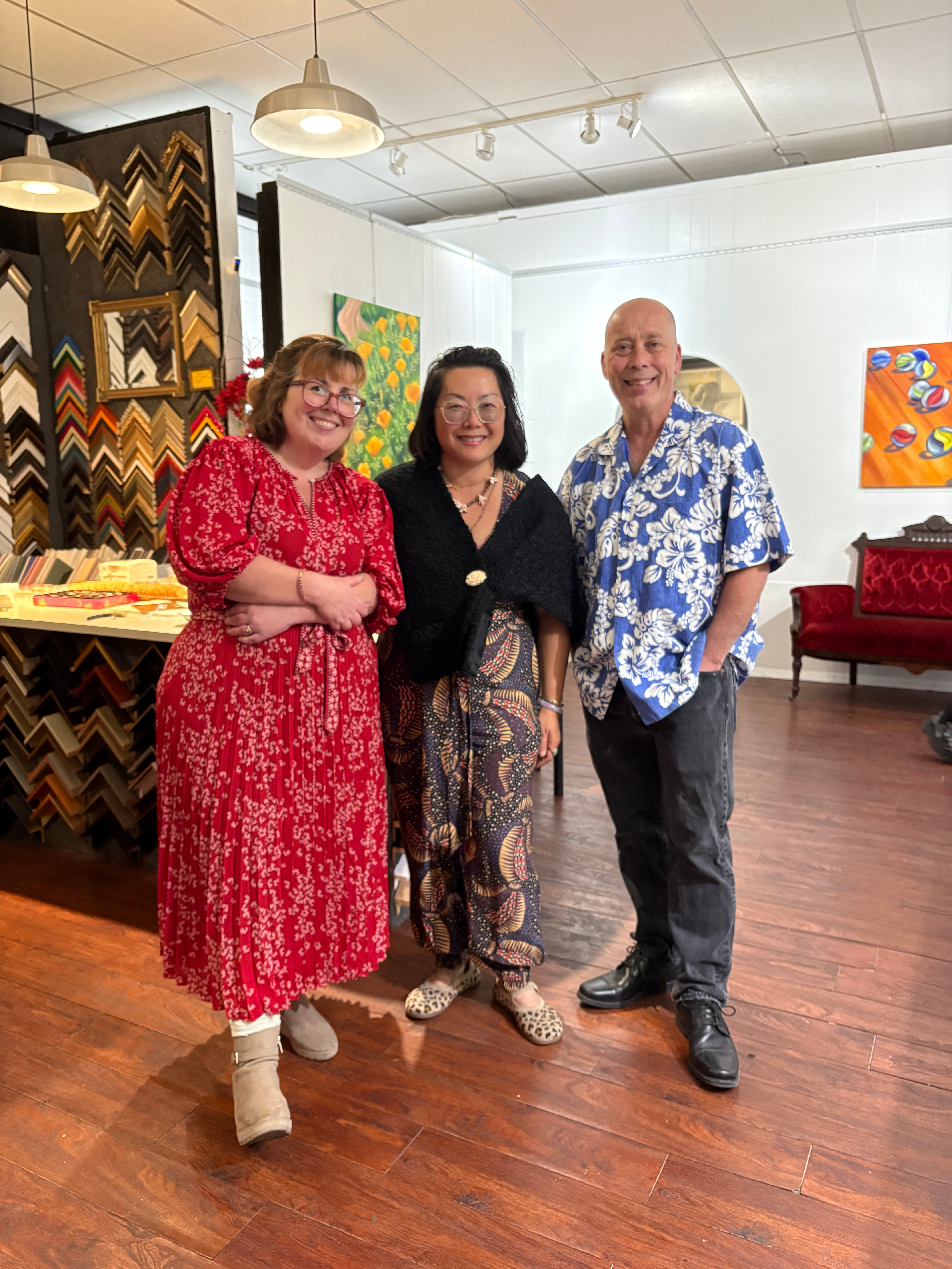 Artists at Explorations of Nature in Oil and Clay