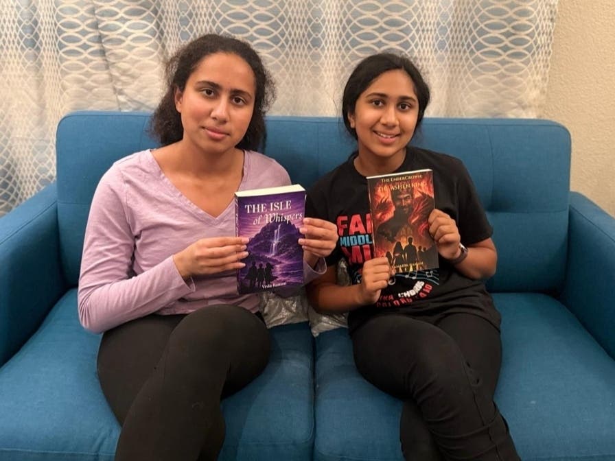 Sisters and storytellers, Veda and Samaira Raman