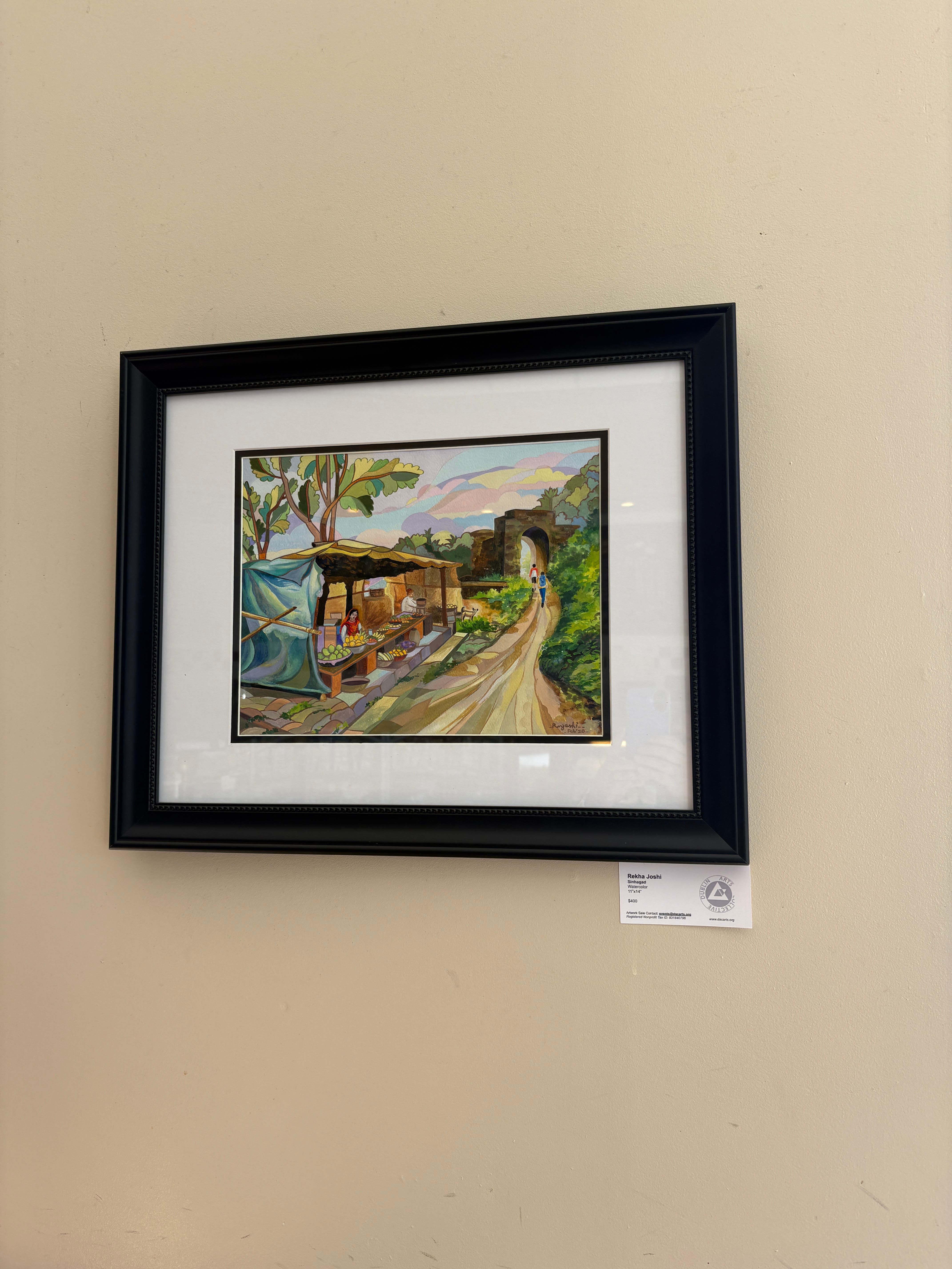framed art on the wall