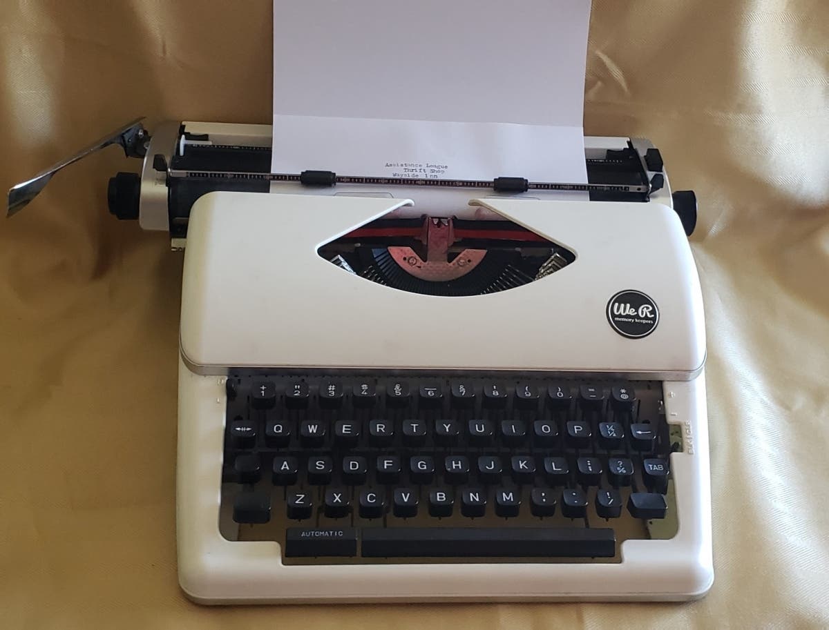 For a closer glimpse, find these items that are placed in the thrift shop windows.