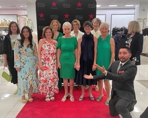 “Macy’s Gives,” Broadway Plaza, salutes Assistance League of Diablo Valley member volunteers for strolling the runway for a worthy cause.