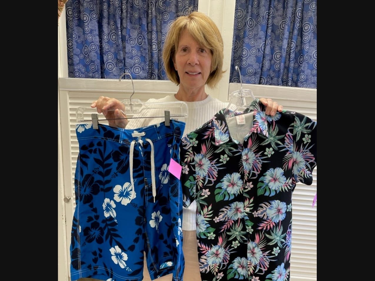 Thrift shop volunteer Nancy Damaschino reports that this “something for everyone event” is a must see!