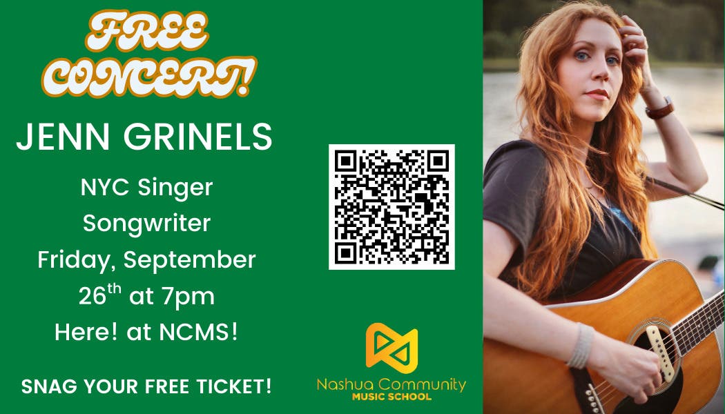 Jenn Grinels at the Nashua Community Music School! 