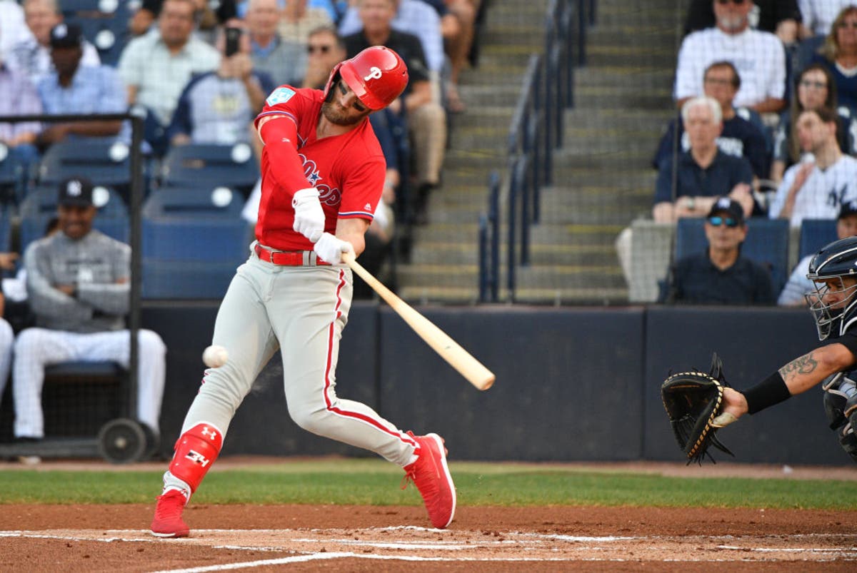 Bryce Harper had a scare Friday afternoon after being hit by a pitch.