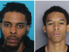 Derrick Goins, left, and Elijah Davis, right, are still wanted in connection with a Pottstown murder.