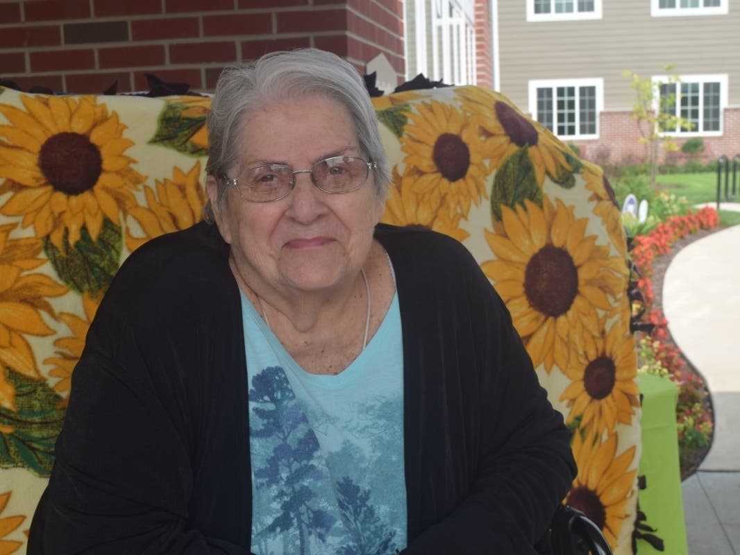 Dot Walsh has worked tirelessly to make blankets for children in need.